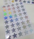 Yapışkanlı Sticker Yıldız Şekilli Sticker Etiket Holografik Renkli 40 Adet 3.5x3.5 cm - Görsel 2