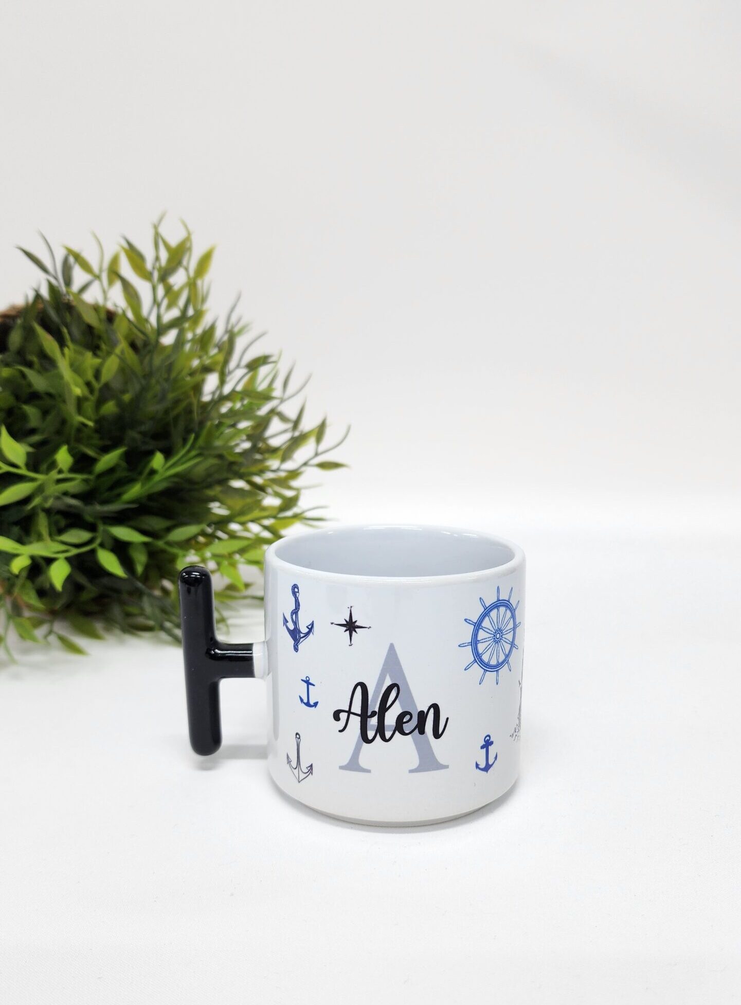 – İsme Özel Kişiye Özel Gemiciye Hediye Gemi Çapa Baskılı Porselen T Kupa Bardak Latte Fincanı İsme Özel Kişiye Özel Gemiciye Hediye Gemi Çapa Baskılı Porselen T Kupa Bardak Latte Fincanı