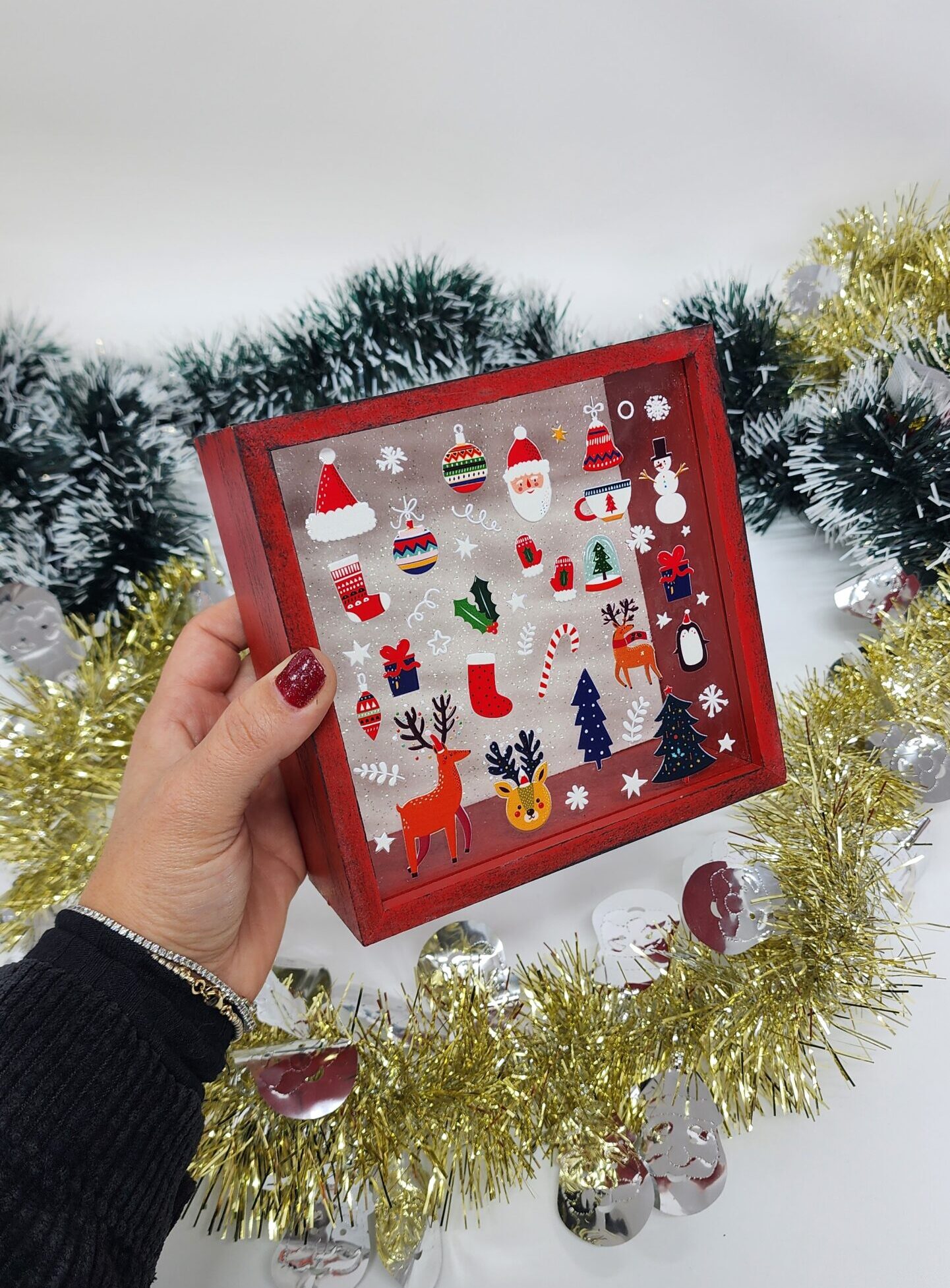 – Mutlu Noeller Merry Christmas Yılbaşı Temalı Happy New Year Design Kumbara Ahşap Hazneli Kumbara Mutlu Noeller Merry Christmas Yılbaşı Temalı Happy New Year Design Kumbara Ahşap Hazneli Kumbara - Görsel 3