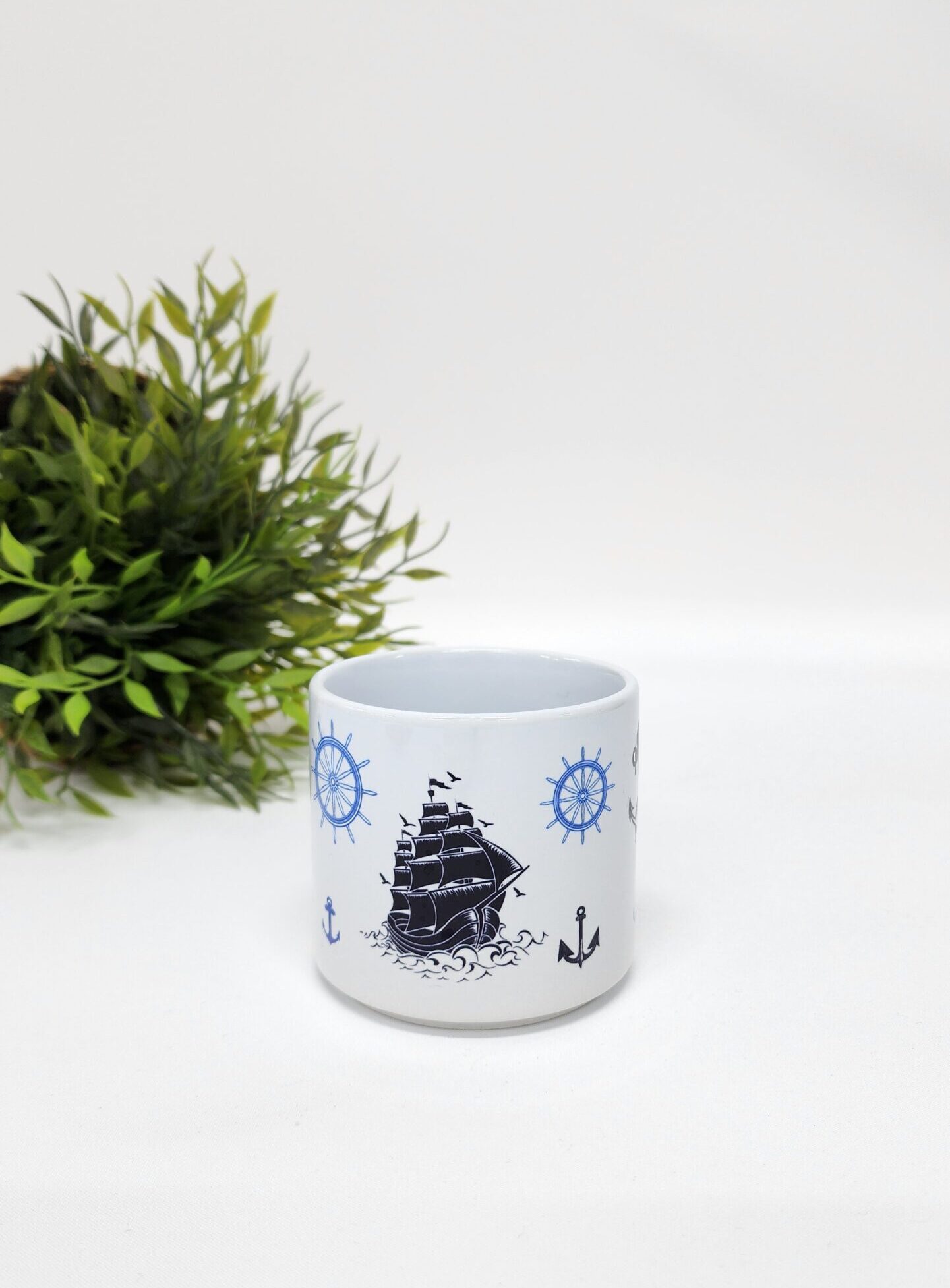 – İsme Özel Kişiye Özel Gemiciye Hediye Gemi Çapa Baskılı Porselen T Kupa Bardak Latte Fincanı İsme Özel Kişiye Özel Gemiciye Hediye Gemi Çapa Baskılı Porselen T Kupa Bardak Latte Fincanı - Görsel 2
