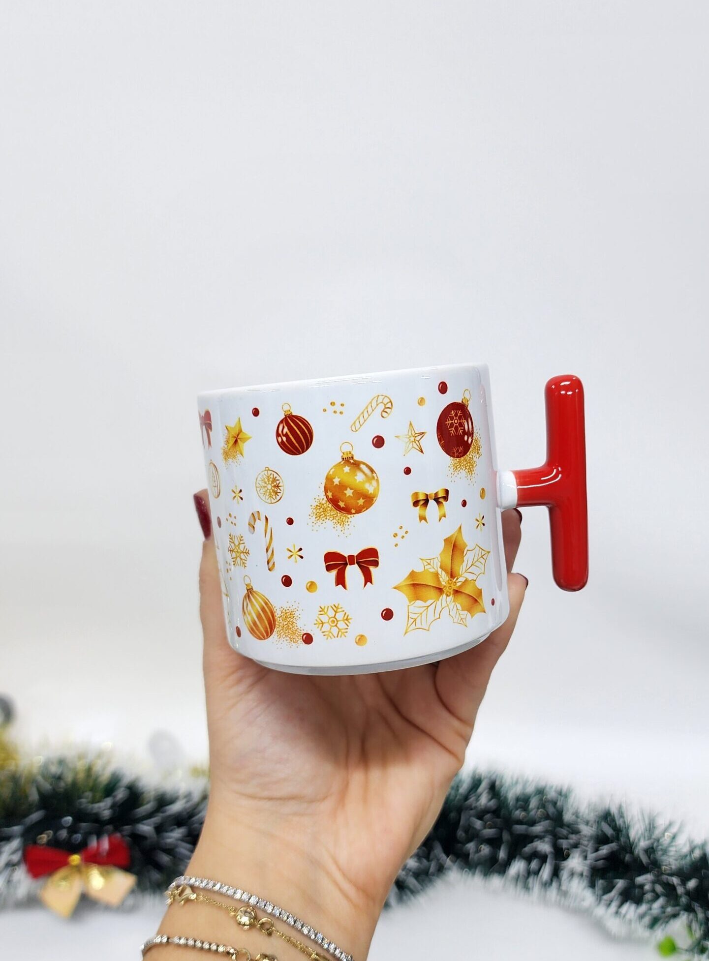 – İsme Özel Kişiye Özel Gold Detaylı Yılbaşı Temalı Happy New Year Design T Kupa Bardak Latte Fincanı İsme Özel Kişiye Özel Gold Detaylı Yılbaşı Temalı Happy New Year Design T Kupa Bardak Latte Fincanı - Görsel 3