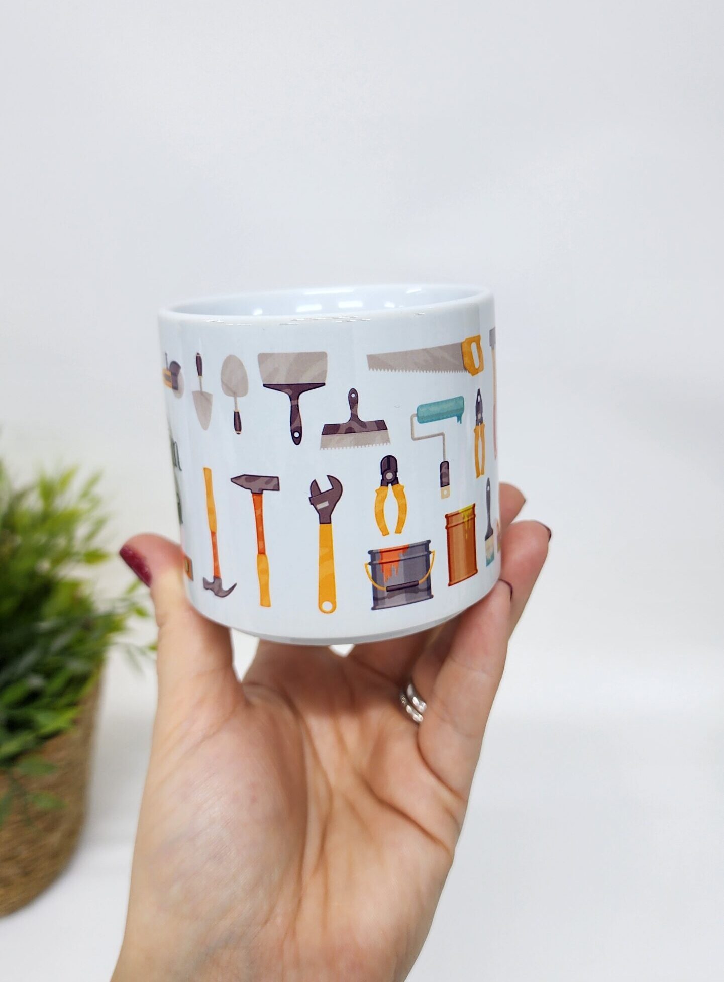 – İsme Özel Kişiye Özel İnşaat Ustası Tasarımlı Porselen T Kupa Bardak Latte Fincanı İsme Özel Kişiye Özel İnşaat Ustası Tasarımlı Porselen T Kupa Bardak Latte Fincanı - Görsel 2